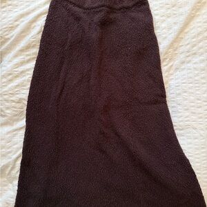 Minimum Maxi Knit Cotton Skirt